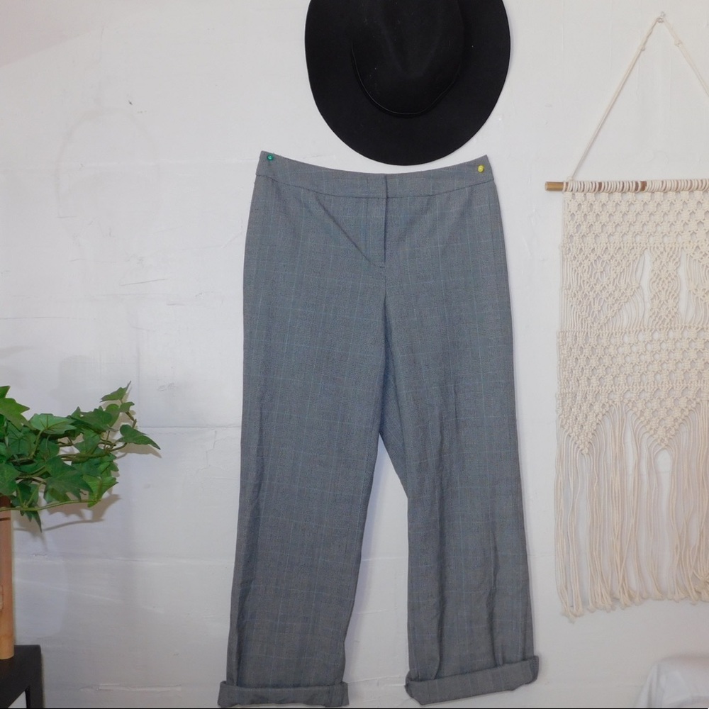 Plaid Mom Style Pants